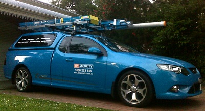 One of our installation & service vehicles